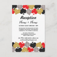 Hochzeitscard Las Vegas Casino Party