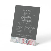 Hochzeitscocktail in der Rose Schwarz