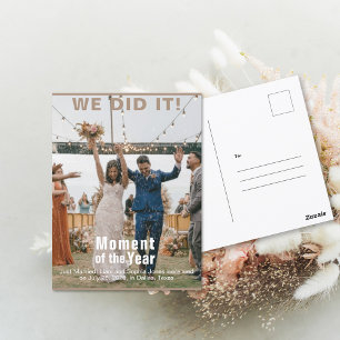 Hochzeitscover zum Fotospass Postkarte