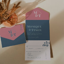 Hochzeitscreme aus rosa und blauer Baumwolle |