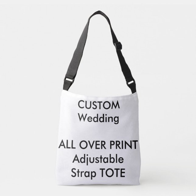 HochzeitsCustom ALL over DRINT Strap Tasche MEDIUM (Vorderseite)