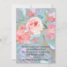 Hochzeitsdanken Dankeskarte