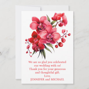 Hochzeitsdanken Dankeskarte