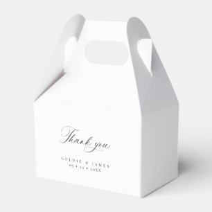 Hochzeitsdanken: Gable Leckerei Geschenkboxen Geschenkschachtel