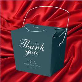 Hochzeitsdanken Ihnen für die moderne Baumwolle-Gr Geschenkschachtel