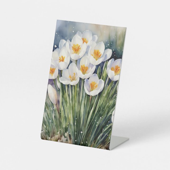 Hochzeitsdekor Sockelschild (Vorderseite)