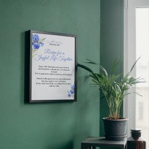 Hochzeitsdusche-Geschenk Poster