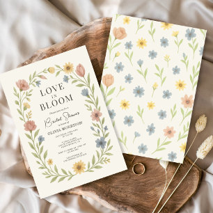 Hochzeitsdusche Love In Bloom Floral Einladung
