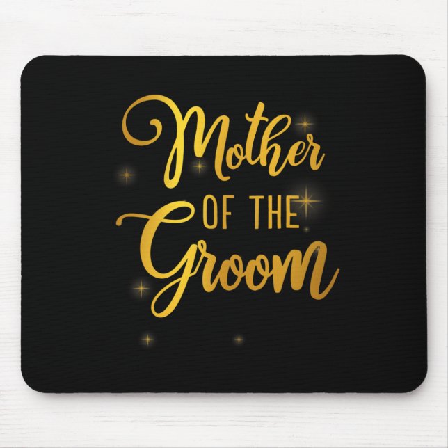 Hochzeitsdusche Mutter des Bräutigams für Mama von Mousepad (Vorne)