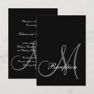 Hochzeitseinladung Black Tie Eleganz Einladung