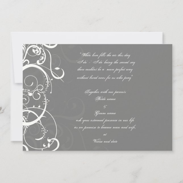 Hochzeitseinladung Einladung (Vorderseite)