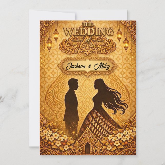 Hochzeitseinladung  einladung (Vorderseite)