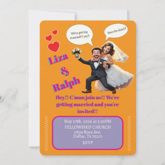 " HOCHZEITSEINLADUNG " EINLADUNG