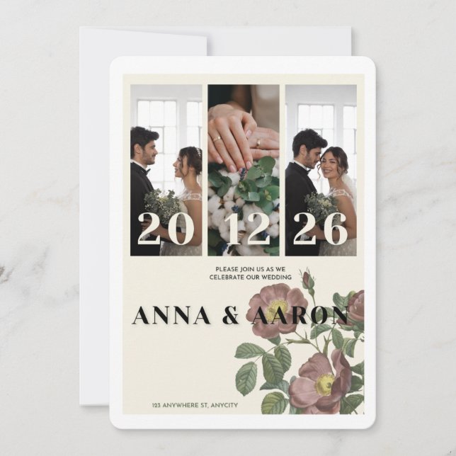 Hochzeitseinladung Einladung (Vorderseite)