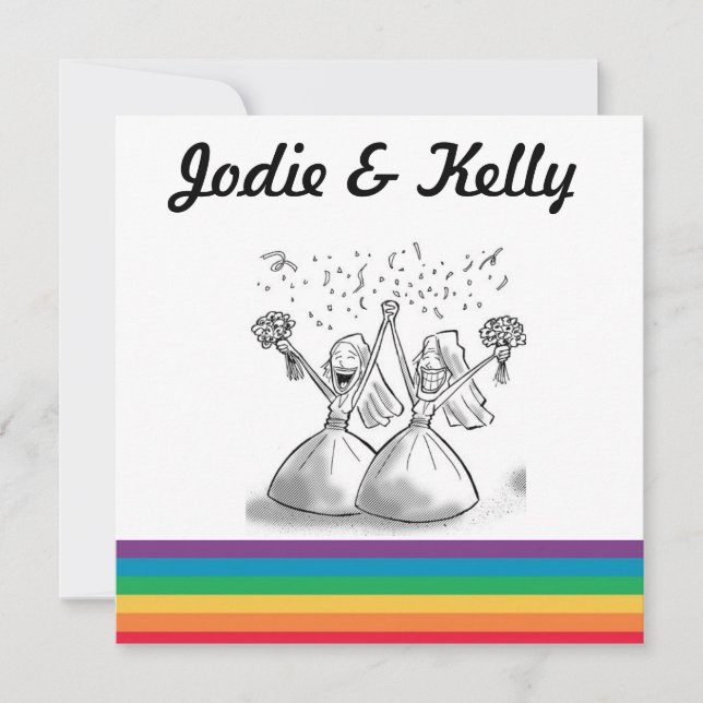 Hochzeitseinladung Einladung (Vorderseite)