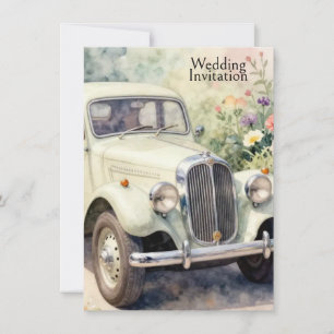 Hochzeitseinladung Elegante Hochzeitskutsche Einladung
