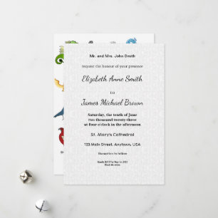 Hochzeitseinladung Elegante klassische Schriftkart Feiertagskarte