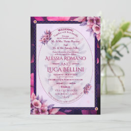 Hochzeitseinladung Florale Eleganz Minimalistisch Einladung