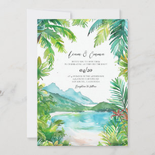 Hochzeitseinladung für eine Insel-Destination Einladung