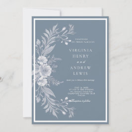 Hochzeitseinladung im eleganten französischen Stil Einladung