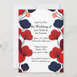 Hochzeitseinladung im Mod-Stil Einladung