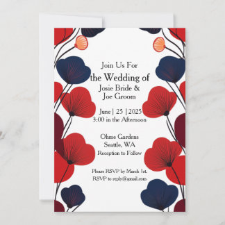 Hochzeitseinladung im Mod-Stil Einladung