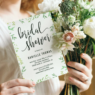 Hochzeitseinladung mit botanischem Touch Einladung