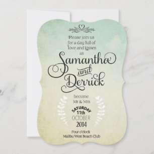 Hochzeitseinladung mit Gedicht Einladung