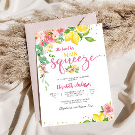 Hochzeitseinladung mit Zitronenblüten-Motiv Einladung