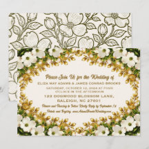 Hochzeitseinladung North Carolina Dogwood