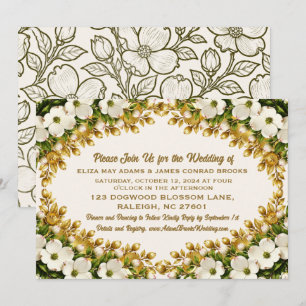 Hochzeitseinladung North Carolina Dogwood Save The Date