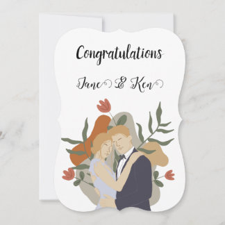 Hochzeitseinladung oder Glückwünsche