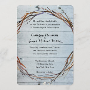 Hochzeitseinladung unter der Leitung von Bride's E Einladung