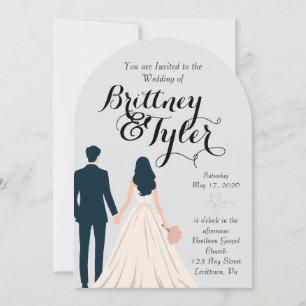 Hochzeitseinladung Until Forever-Brittney Einladung