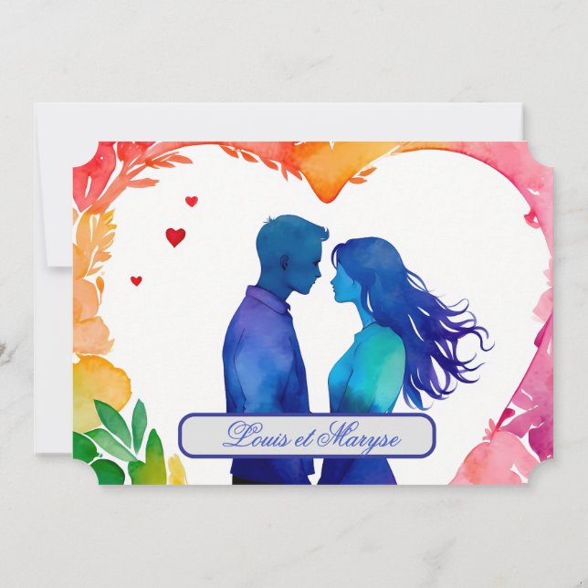 Hochzeitseinladung Wird Teilen Einladung (Rückseite)