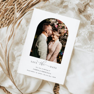 Hochzeitseinladung zum Minimalistischen Foto Einladung