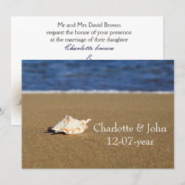 Hochzeitseinladung zum Strand Einladung