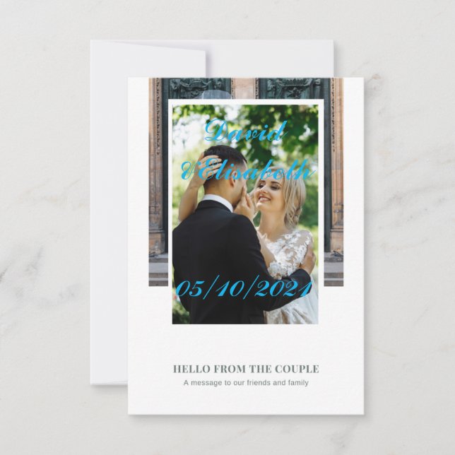 Hochzeitseinladungen  einladung (Vorderseite)