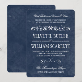 Hochzeitseinladungen für Blauwasser Einladung