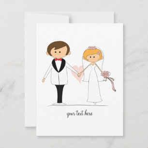 Hochzeitseinladungen für Braut und Gräuel Einladung