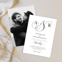 Hochzeitseinladungen für Kalligrafie Einladung