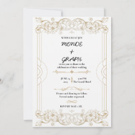 Hochzeitseinladungen Kunst Einladung