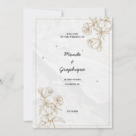 Hochzeitseinladungen Kunst Einladung