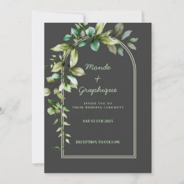 Hochzeitseinladungen Kunst Einladung