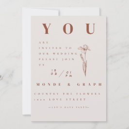 Hochzeitseinladungen Kunst Einladung