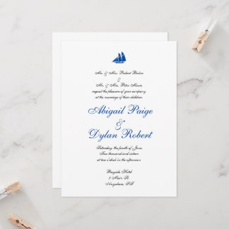 Hochzeitseinladungen "On the Sea" Einladung