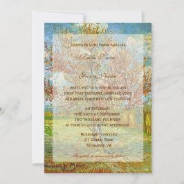 Hochzeitseinladungen. Vintages Rosa Rosa Einladung