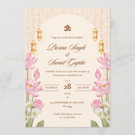 Hochzeitseinladungskarte 5"7 Zoll Karten