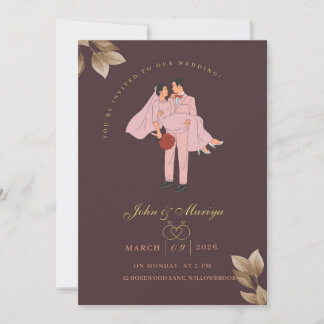 Hochzeitseinladungskarte Einladung