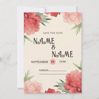 Hochzeitseinladungskarte Einladung
